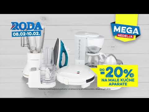 Roda I Do -20% popusta na male kućne aparate i sniženje Vox televizora 8.02 - 10.02.2019.
