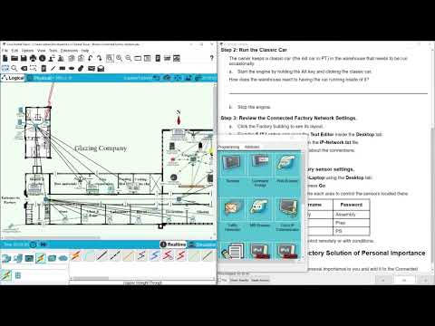 4.2.2.5 Packet Tracer - Build a Connected Factory Solution