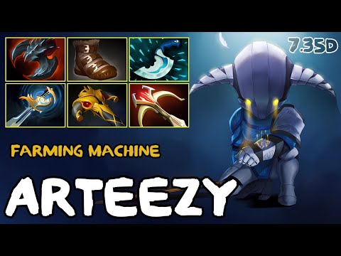 Sven - Farming Machine - Arteezy - 7.35d - Immortal Dota 2 Pro Plays