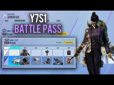 BEST BATTLE PASS EVER? - Y7S1 Demon Veil COMPLETE Battle Pass  Showcase - Rainbow 6 Siege Year 7