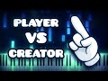 Geometry Dash - Player vs Creator | Piano Tutorial