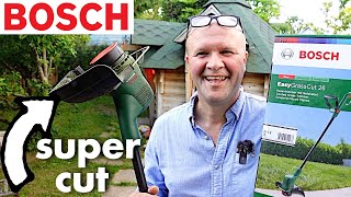 Best budget BOSCH STRIMMER on Amazon?  EasyGrassCut 26 unboxing & first impressions review!