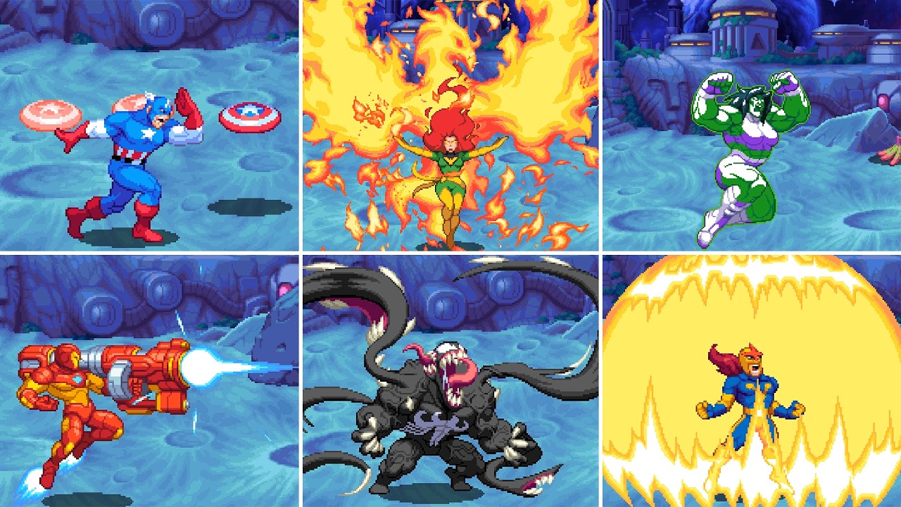 【MARVEL Cosmic Invasion】全キャラ 特殊技・必殺技集【マーベル コズミック インベージョン】