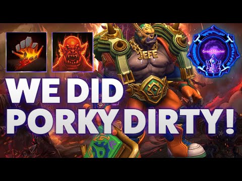 Garrosh Taunt - WE DID PORKY DIRTY! - Grandmaster Storm League