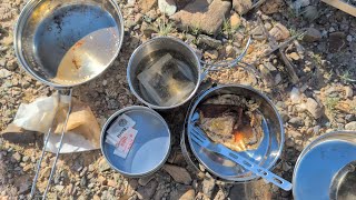 Testing My New Camp Cook Set | Off-Grid Cooking in the Desert