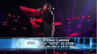 Stefano Langone - When a Man Loves a Woman - American Idol Top 9 - 04/06/11