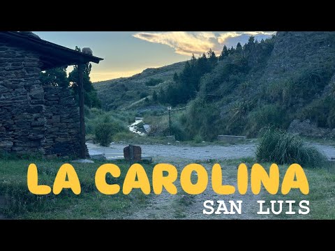 Mi primer video en uno de los pueblos más lindos del mundo. LA CAROLINA, San Luis
