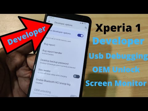 Sony Xperia 1 Developer Options find Hindi Urdu