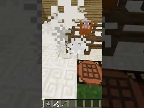 How To Make White Dye Sheep In Minecraft #shorts #minecraft