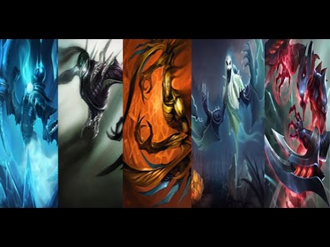 League of Legends - ALL Nocturne Skins Spotlight (With Abilities)