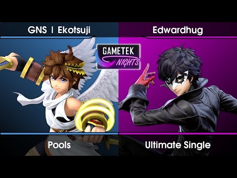 Gametek Night 2023.07 Pools - GNS | Ekotsuji (Pit) Vs. Edwardhug (Joker) SSBU Ultimate Tournament