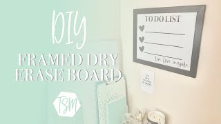 DIY To Do Dry Erase Board | Picture Frame To Do Board with Vinyl | The Stationery Muse