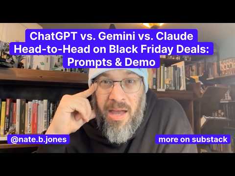 ChatGPT vs. Gemini vs. Claude Head-to-Head on Black Friday Deals: Prompts & Demo