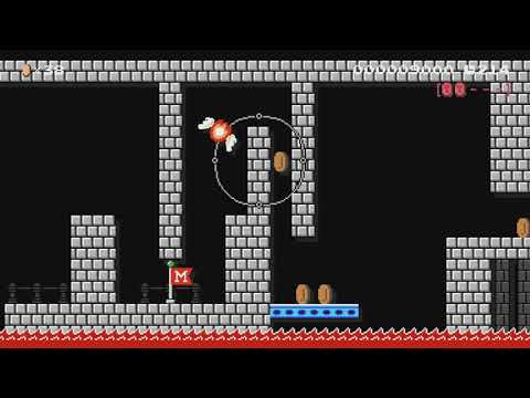 Super Mario Retrospective : W7-4 by ベルホヤンスク - Super Mario Maker - No Commentary 1bn