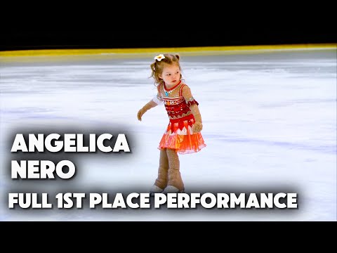 3 Year Old Angelica Nero Wins 1st PLACE at the Annual ISI Competition! | Ice Skating Performance