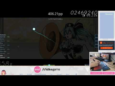 [Live] idke | Hatsune Miku - Atama no Taisou [Nogard] +HR 99.3% {#1 510pp FC} - osu!