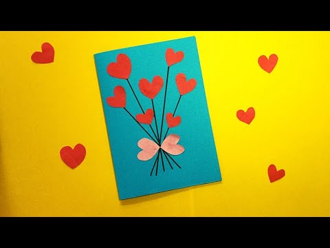 ☆ DIY CARTE POUR FETE DES MERES ☆ DIY BRICOLAGE EN PAPIER ☆ SAINT-VALENTIN - ANNIVERSAIRE