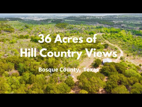 , title : '36 Acres of Hill Country Views, Unrestricted with Winding Gravel Road, RV Pad and Barn'