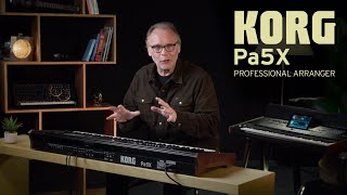 Korg Clavier arrangeur Pa5X 88 notes toucher lourd - Video