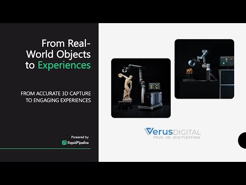 Autonomous 3D Digitization with Verus From Scan to Optimized Assets Using RapidPipeline