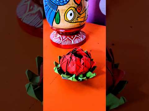 Diy Flower With Paper #viralvideo #art #papercraft #flower #rose #craftideas #drawing #yoshohai