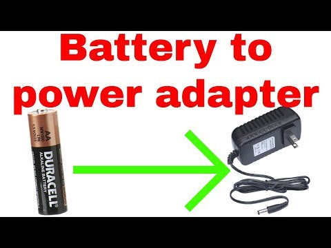 How to add power adapter to a battery powered device