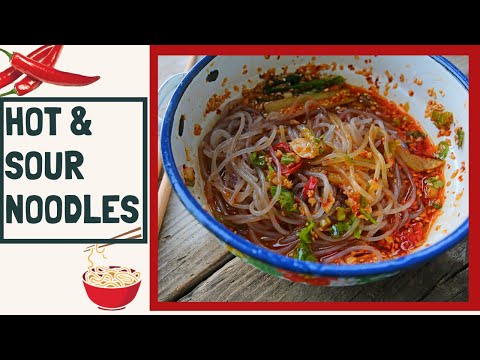 SICHUAN "HOT AND SOUR" NOODLES!! | VEGAN 四川酸辣麵食譜