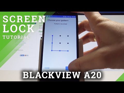 How to Set Up Screen Lock on BLACKVIEW A20 - Add Pattern & Password