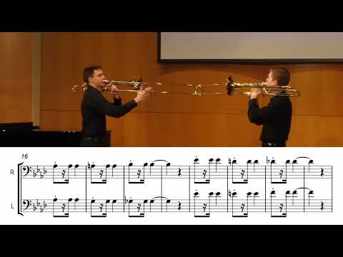 tug of war, but with trombones