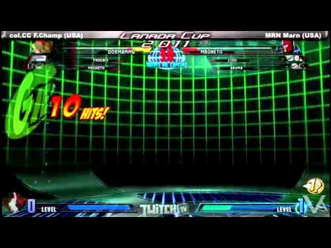 Canada Cup Gaming 2011 MVC3 col CC F Champ USA vs MRN Marn USA