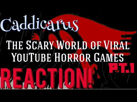 SLENDER WAS SCARY!😆Caddicarus - The Scary World of Viral YouTube Horror Games Pt.1 Reaction🔥