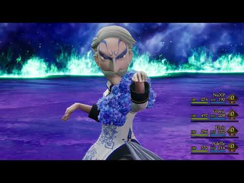 Bravely Default 2 Level 1 Run(HARD) - Horten, the Monk