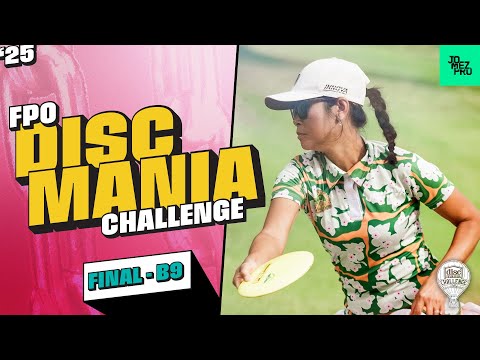 2025 Discmania Challenge | FPO FINALB9 | Burge, Scoggins, Handley, Cox | Jomez Disc Golf