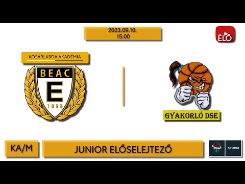 U18 🏀 BEAC-Újbuda KA/M - Gyakorló DSE