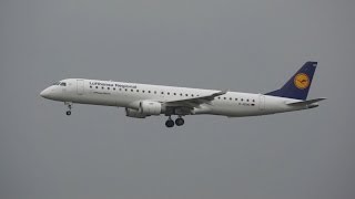preview picture of video 'Lufthansa Regional Embraer ERJ190 Flight LH1691 from Prag to Munich / München D-AEMD'