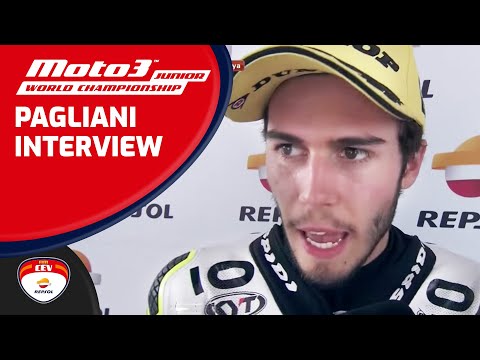 Manuel Pagliani winner Moto3™ race 2 (English) FIM CEV Barcelona