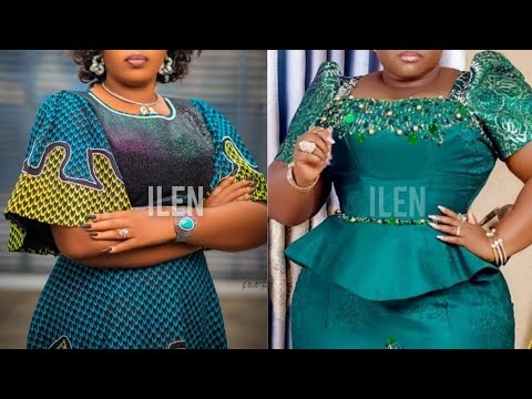 Beautiful New Collections In Pagne Dresses For Ladies |Ankara Styles 2023 | Long Lace Dresses Style