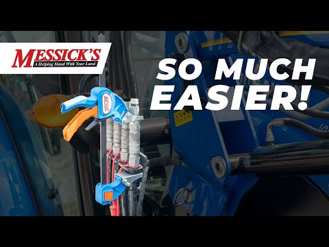 Never struggle with your hydraulic couplers again. NEW Hydraulic Quick Coupler Connect Tool