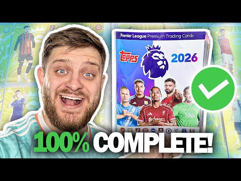 Ich habe meine Topps Premier League 2026-Sammlung *VERVOLLSTÄNDIG*! (Ordnerpräsentation!)