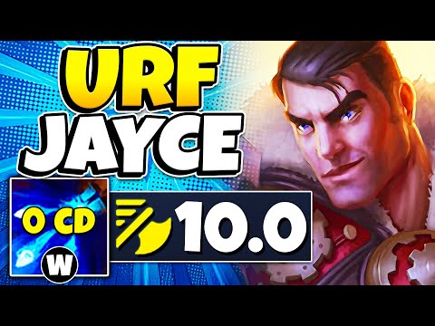 10.0 Attack Speed Jayce: W Instantly One-Shots | URF 2025