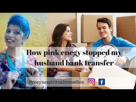 Pink energy stopped my husband transfer