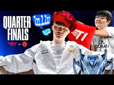 ONE OF THE WORST SERIES I HAVE EVER WATCHED | T1 vs TES | Worlds 2024 QUARTERFINALS