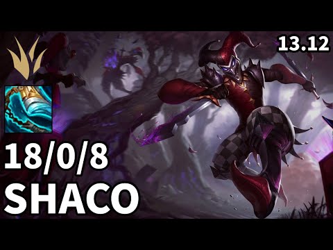Shaco Jungle vs Ekko - EUW Master | Patch 13.12
