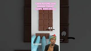 Download lagu HOW TO CUT AND EAT CHOCOLATE WITHOUT IT REDUCING #chocolate #funny #satisfying mp3