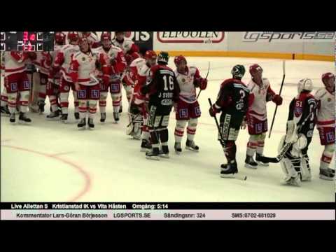 Sammandrag Allettan S   Kristianstad IK vs Vita Hästen  120115