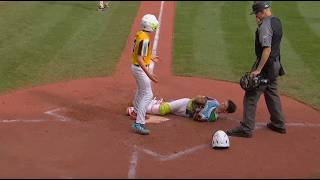 Collision at Home Plate in the LLWS