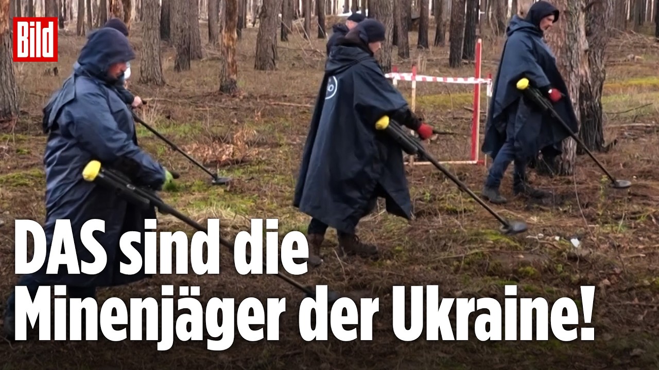 PUTINS KRIEG: Das sind die Minenjäger der Ukraine – Jeder Schritt kann tödlich sein!