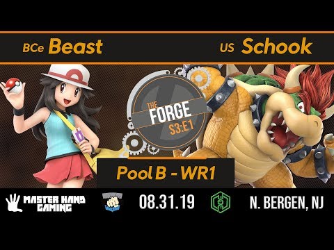 The Forge S3:E1 - BCe | Beast (Pokemon Trainer) vs. US | Schook (Bowser) - Pool B - WR1