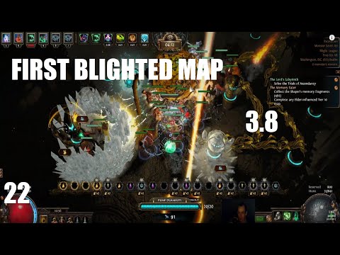 [PATH OF EXILE] – 3.8 BLIGHT – MY FIRST BLIGHT MAP 22