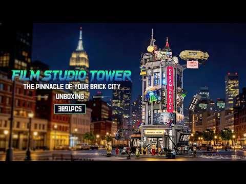 Vidéo Lumibricks Street Fusion 19015 : Tour de studio de cinéma